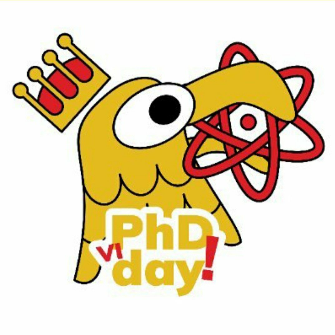 #NewProfilePic The organizing committee of the PhD Day reveals the logo of its 6th edition. This year the main character is “l’Àliga” which has established itself as the symbol of Tarragona reaching the status of the most distinguished figure in the city’s festivities Santa Tecla