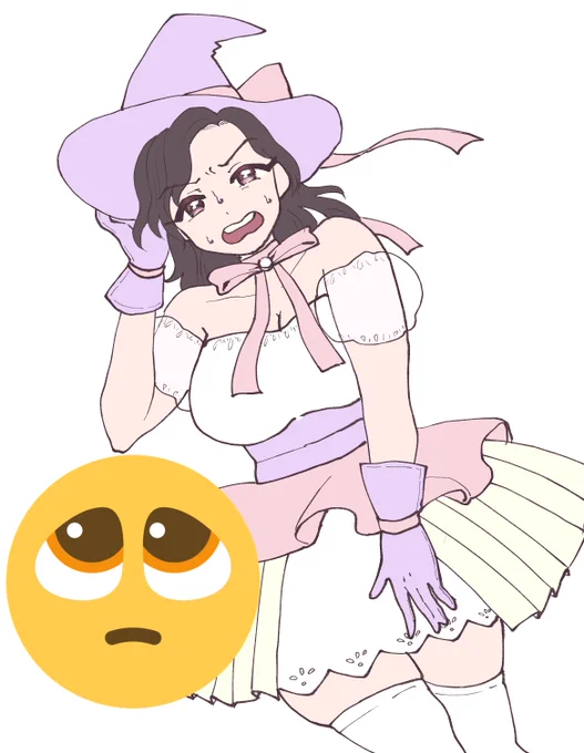ほぼ完成しかかってる1次創作はうわキツものなんですがちゃんとおばさんに見えるかな…🥺 
