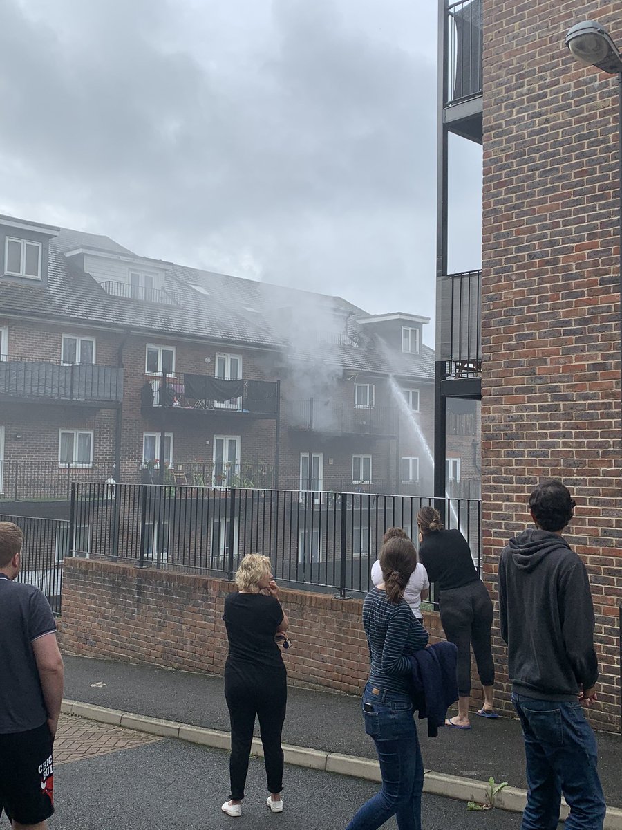 elainedixon's tweet photo. @bucksfreepress huge fire at hayter lodge on freer Crescent https://t.co/V3fFdPlc7C