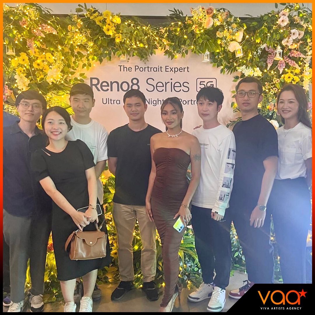 LOOK: <a href="/hello_nadine/">nadine🪽</a> for #OPPOReno8 Series Road Show 🤎🤳