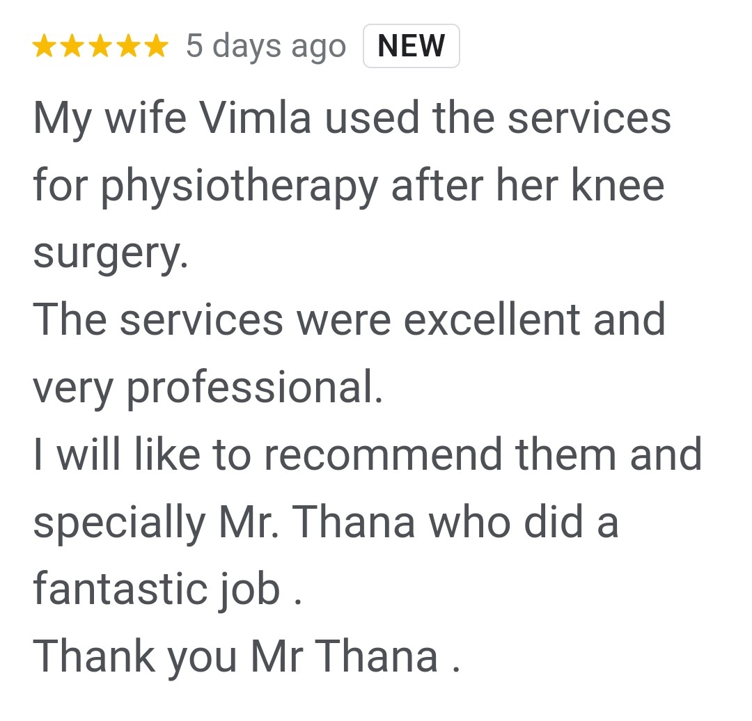 LPhysio's tweet photo. Feedback Friday
Fantastic service to our front door to help my wife recover after her knee surgery - five stars all the way
#feedbackfriday #fivestars #kneerecovery #homephysio #greatservice #homephysiogroup https://t.co/jcSGWTw0f1