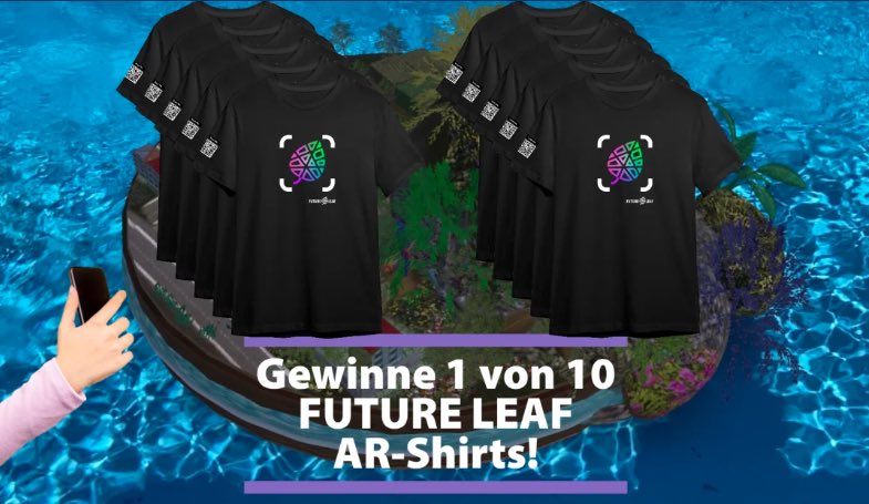 Wir haben brandneue AR-Shirts entwickelt! #Gewinnspiel Die sehen nicht nur gut aus. Mithilfe Deines #Smartphones machst Du Unsichtbares via Augmented Reality auf dem T-Shirt sichtbar! #ar #AugmentedReality futureleaf.space/gewinne-1-von-… #arshirt #futureleaf #Sustainability