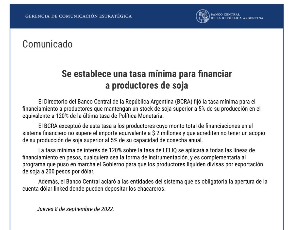 No era que el Estado hacía un esfuerzo para pagar un dólar de $200 para la soja vendida del 5 al 30/9 ?