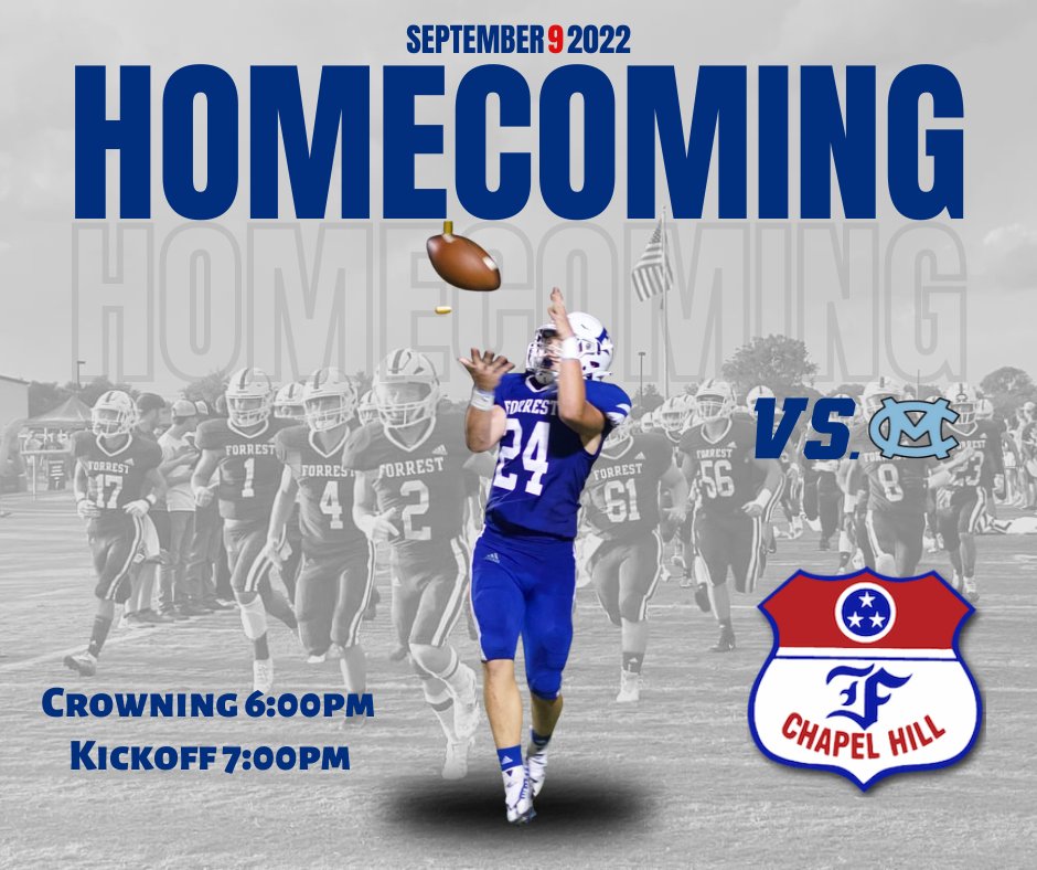 🚨⏰️ Good morning. It’s Friday. It’s Homecoming Game Day #HOCO #itstimetoballfor911 #grinditout #fightforeachother #fightforforrestfootball #familyonthree #MicahStrong