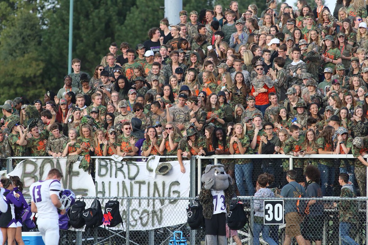 bhsdogs's tweet photo. On this day in history, ‘Dogs like camo.

🎟: https://t.co/Q1ZgZmNjhq

#BirdHuntinSzn https://t.co/W3OUwm8HwK