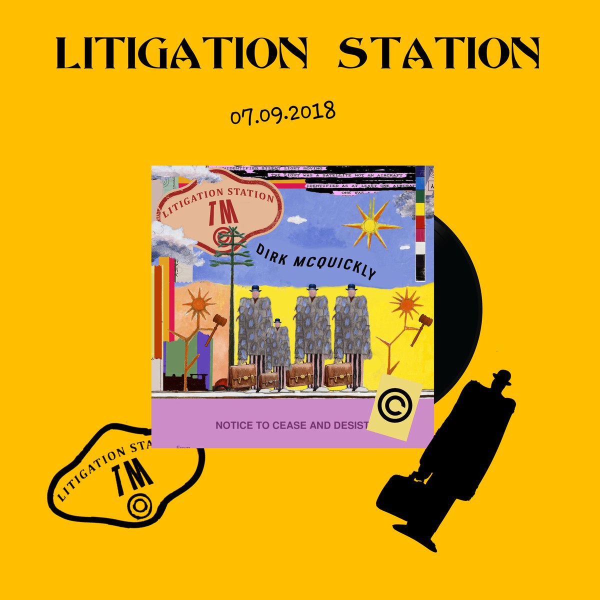DirkMcQuickIy's tweet photo. #TheDayBeforeYesterday in 2018 Dirkโs #1 charting album arrived in stores! ๐๐ถ
Sharing a title with one of Dirkโs paintings, 'Litigation Station' was the second all-new McQuickly album in the 2010s. https://t.co/apLnYvfQw9