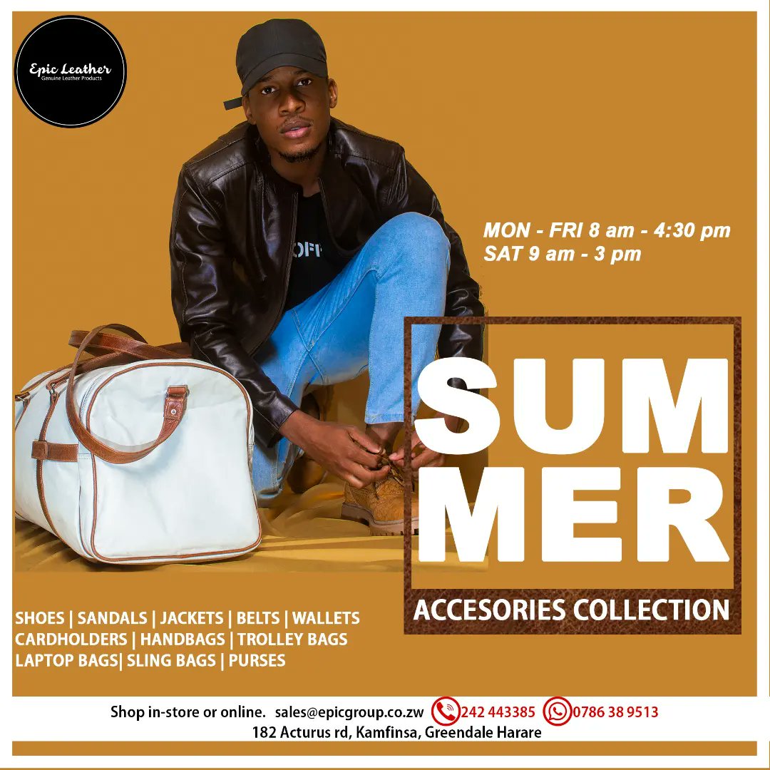 We have a promotion on selected epic leather accessories in stock.

Visit us at number 182 Arcturus road Kamfinsa shopping centre, Greendale
#epicaccessories #epichome