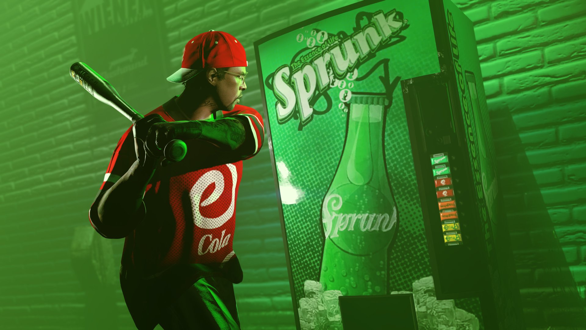 Rockstar games on twitter team sprunk has more bodies in bodysuits