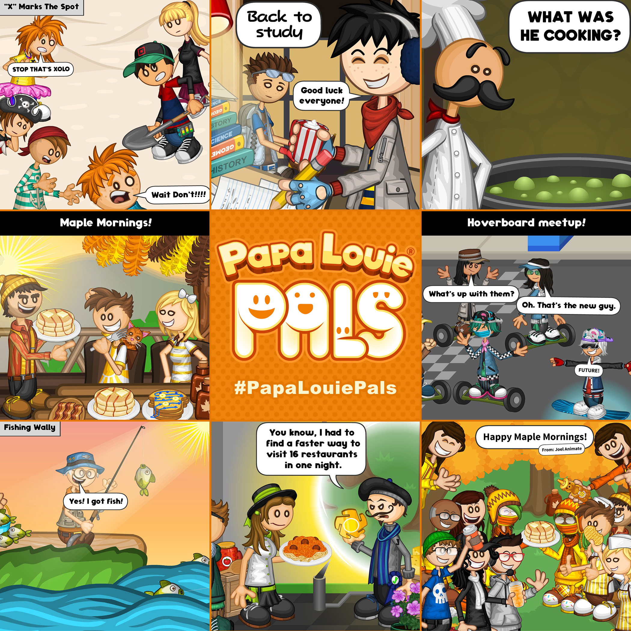 Flipline Studios on X: Papa Louie Pals: Fan Scenes!   #PapaLouiePals  / X