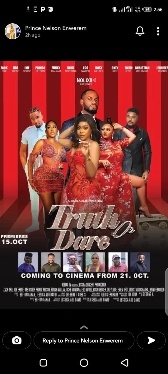 krisokoli63's tweet photo. Another One! In DJ Khalif's voice๐
It's "Truth or Dare" baybeee
Onyedikachi Onye feem ๐ Male lead๐๐
Anticipate!!!!
#PrinceTheActor https://t.co/sTpH6gvZys