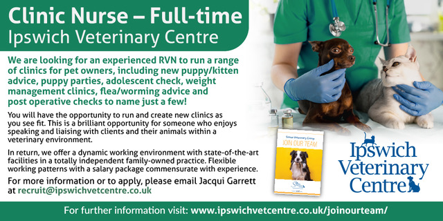 New opportunity at a a family owned independent practice in #suffolk #veterinary #veterinarynurse #recruiting #suffolkjobs #nurse