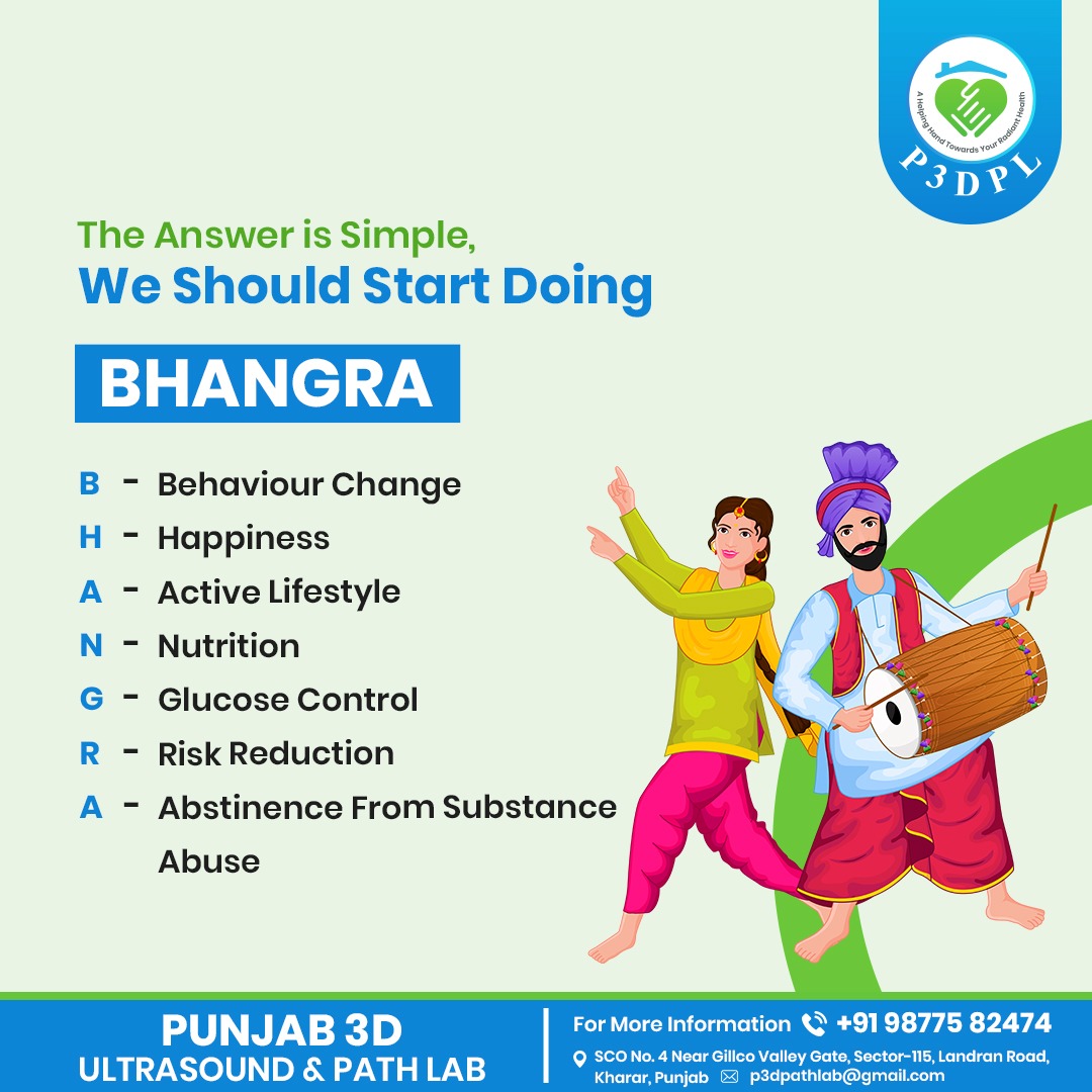 3d_path's tweet photo. Understand Dhol with Bhangra as you will get to know the challenges and their solutions. 
Get Ultrasound 3D/4D, Pathological Examinations as well as Diet Consultation services in Kharar at Punjab 3D Ultrasound &amp; Path Lab. 

#dietconsultation #dietchallenge #dietprogram #labs https://t.co/BsiDsI8CYk