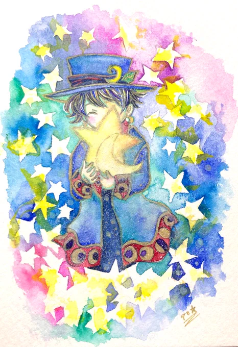 #カラフルな作品を見せてほしいですさまざまな星の色彩 