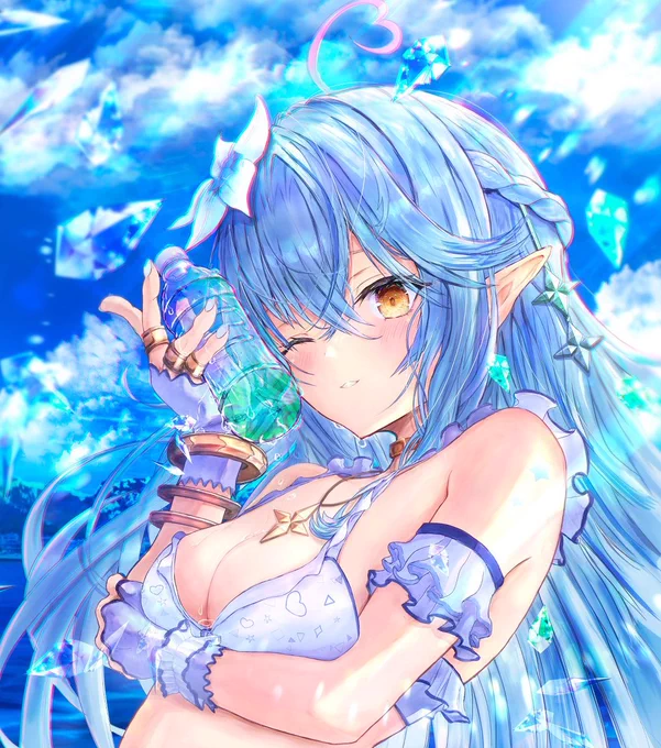 改めまして、7000以上の、1000以上のRT、多くの方々のフォローありがとうございます～ヾ(*'∀`*)ノ雪花ラミィさんご本人のRTめちゃめちゃ嬉しくて泣いて喜びました～°˖☆◝(⁰▿⁰)◜☆˖°皆様心から感謝です～!!これからも楽しんでもらえるイラスト描くよぉ～ 