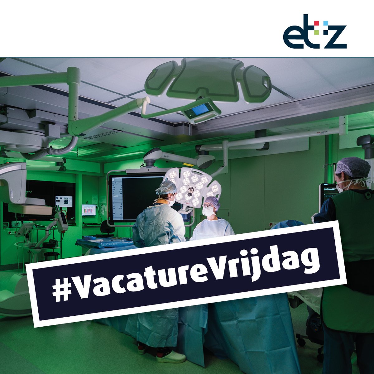 📌 Vacature Vrijdag
Onze vakgroep Chirurgie heeft een vacature voor een ANIOS Chirurgie. 
Voor meer informatie of direct solliciteren 👉 bit.ly/3L1d4kQ

#VacatureVrijdag #Vacature #ANIOS #ANIOSchirurgie #Chirurgie #ETZ