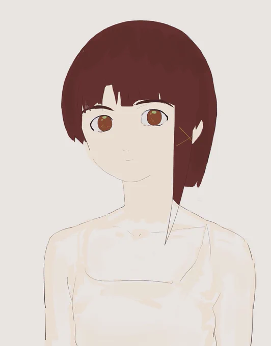 #lain #SerialExperimentsLain #イラスト#illustration 