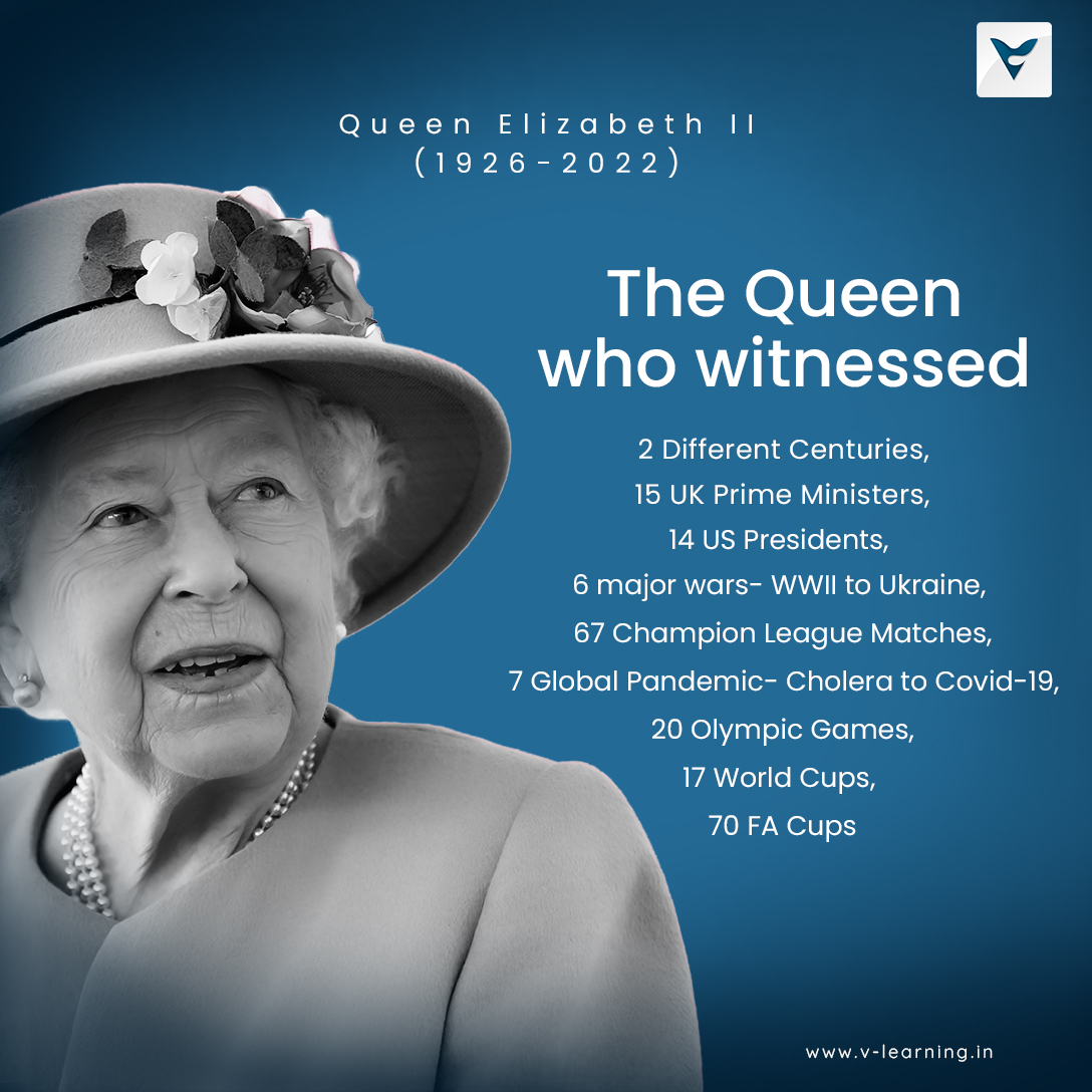 vistas_learning's tweet photo. The Queen has lived for 96 Years witnessing the major events in the modern history of this world.

#QueenElizabethII #RoyalFamily #VistasLearning https://t.co/yGah9rBpEs