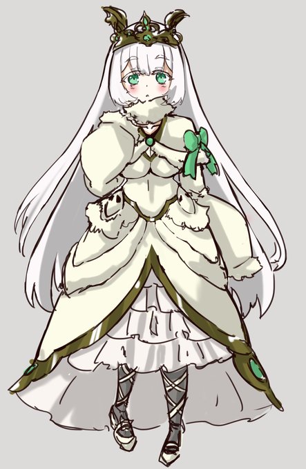 創作ラフイラスト
蛾の皇女 