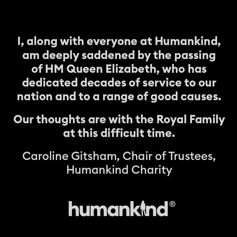 A message from our Chair of Trustees, Caroline Gitsham, on the sad passing of HM Queen Elizabeth.