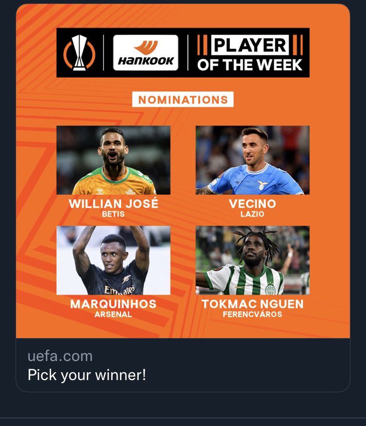 macharacot11's tweet photo. Tokmac Nguen🇸🇸 for UEL POTW, I don’t care about the other Westerners
#Voteforhim https://t.co/ccSBVGDPNE
