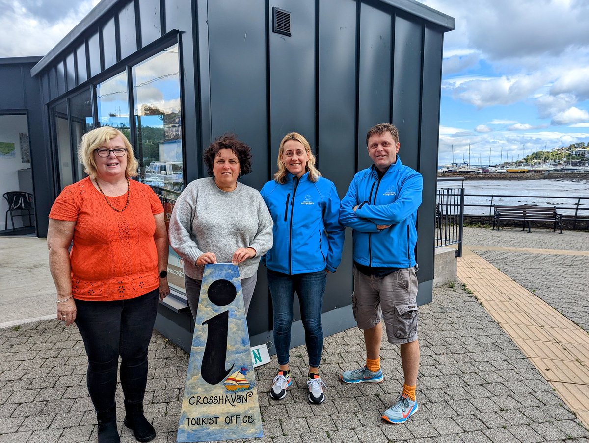 Crosshaven Computers is delighted to have donated a Computer to our Tourist Office as a thank you to everyone  for shopping local by supporting us. #shoplocal