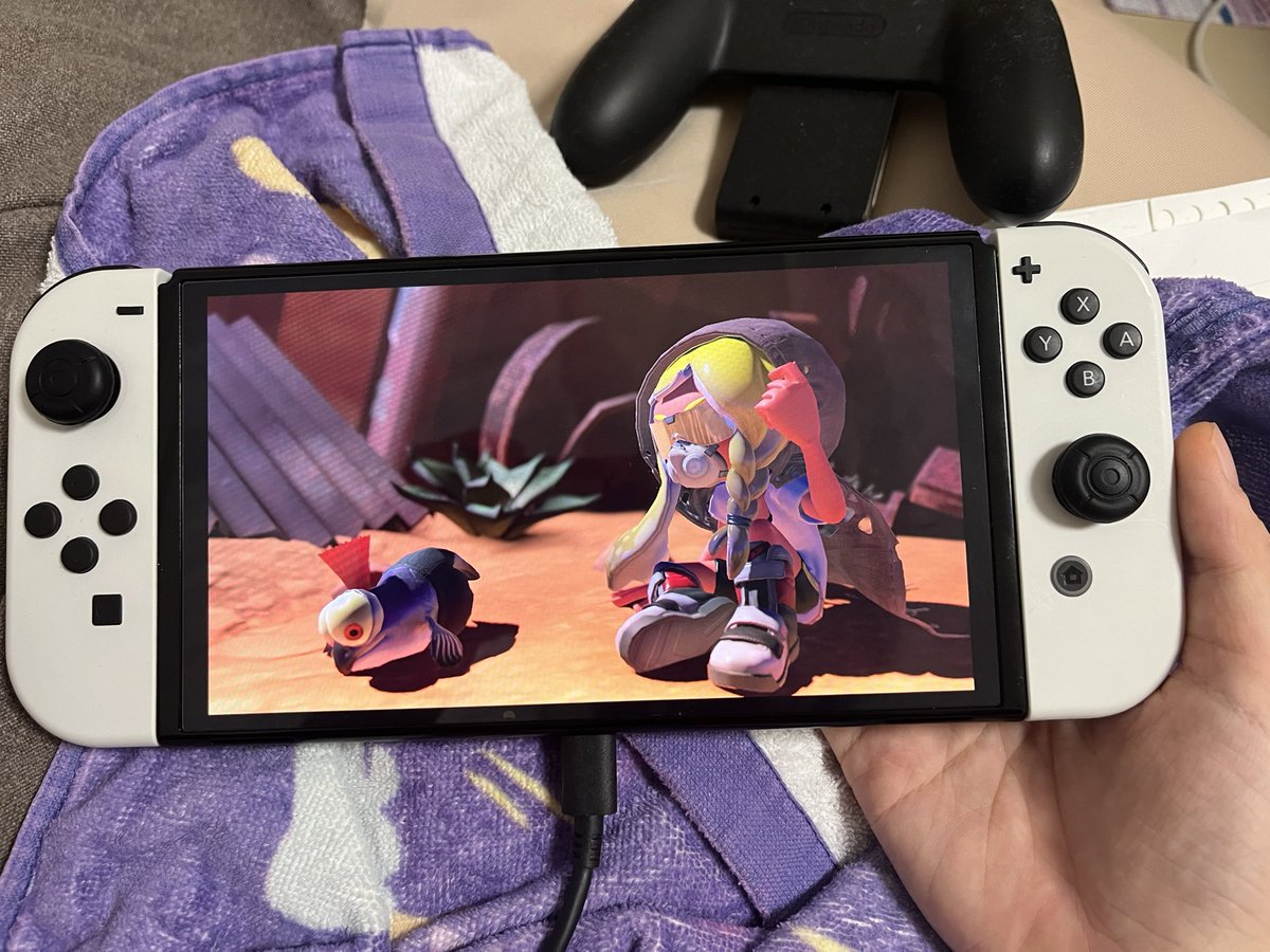 スプラトゥーン初めてどころかSwitchのゲームもほぼ初めてやねんけど
DSに比べて画面きれいやな〜