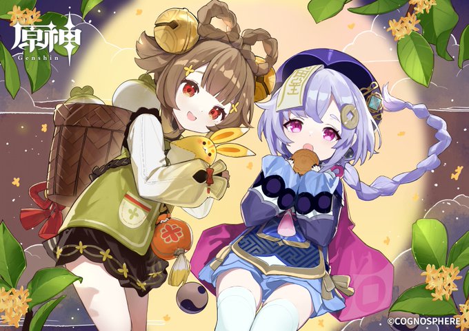 原神 記念イラストに 新キャラ 登場 ファンからは ヨォーヨ と予想される少女 インサイド