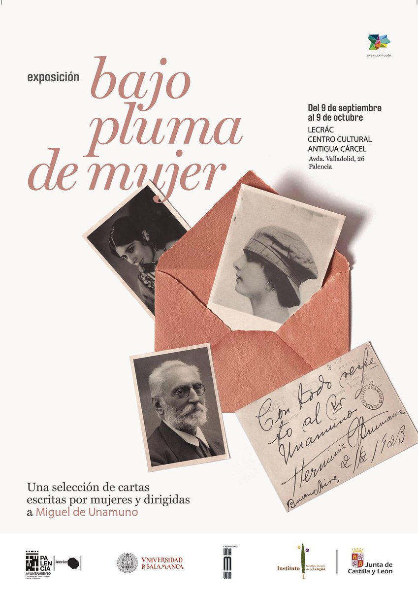 PalenciaAyto's tweet photo. Las autoridades municipales han acudido esta mañana a la inauguración de la exposición "Bajo Pluma de Mujer", una correspondencia que mujeres intelectuales mantuvieron con Miguel de Unamuno durante el primer tercio del s. XX

Hasta el 9 de octubre en @LecracPalencia. https://t.co/VUwYnx9ARN