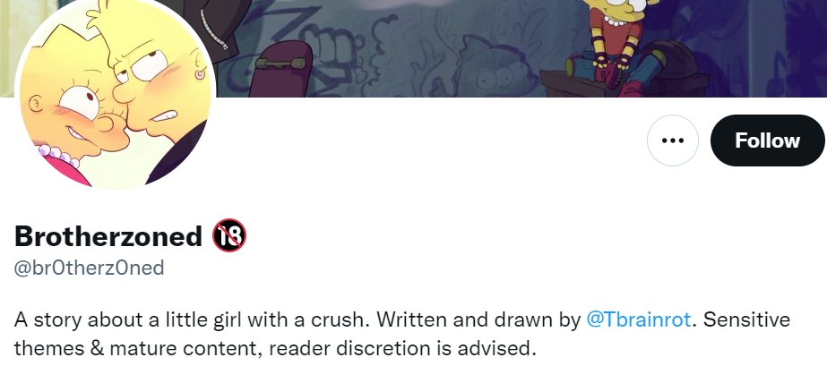 ReallyBeans's tweet photo. Brotherzoned/br0therz0ned has dropped its co-author "groscest" from the account's bio and appears to be solely managed by Terry/Dez/TBrainrot going forward. https://t.co/jDqF1q6NAw