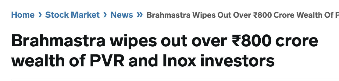 _Payout's tweet photo. Very sad to read this kind of news. This kind of news remind us where we are heading. # boycottbrahmasthra tag is a strong warning that how brainless people reacted to everything in the name of religion. https://t.co/o984ArIaPj