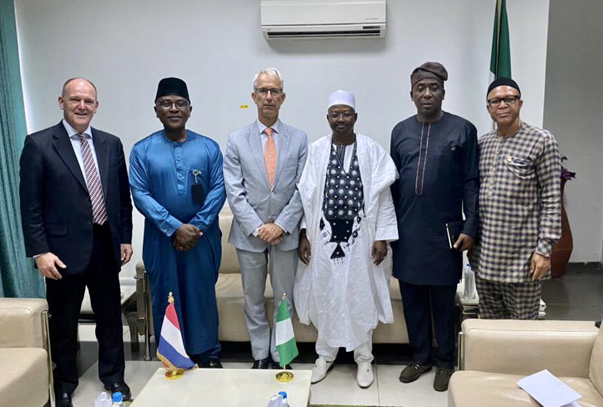 NLAmbPlomp's tweet photo. Thank you @NigeriaMFA Chief of Protocol for the warm welcome so quickly after my arrival allowing me to present a copy of my credentials https://t.co/ynLQSMVzbL