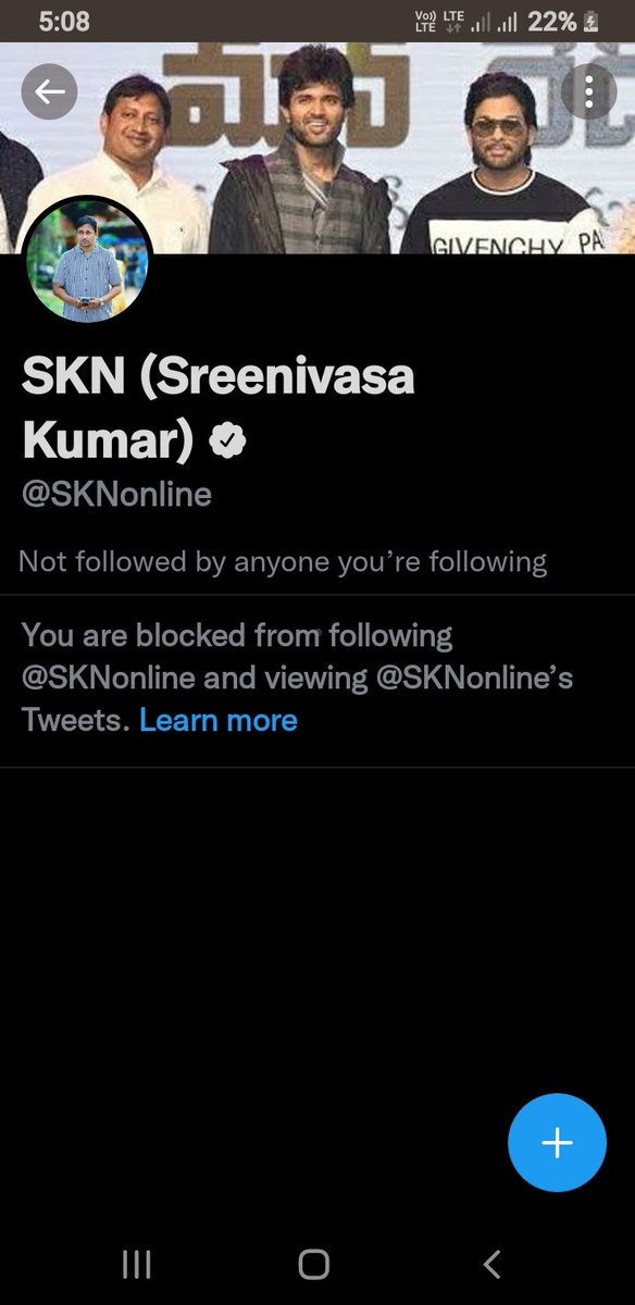 SknonlineFan's tweet photo. Old account suspended new account blocked, Nduku SKN bro antha hatred. Madichi guddhalo nukko https://t.co/M6NqIZrljK