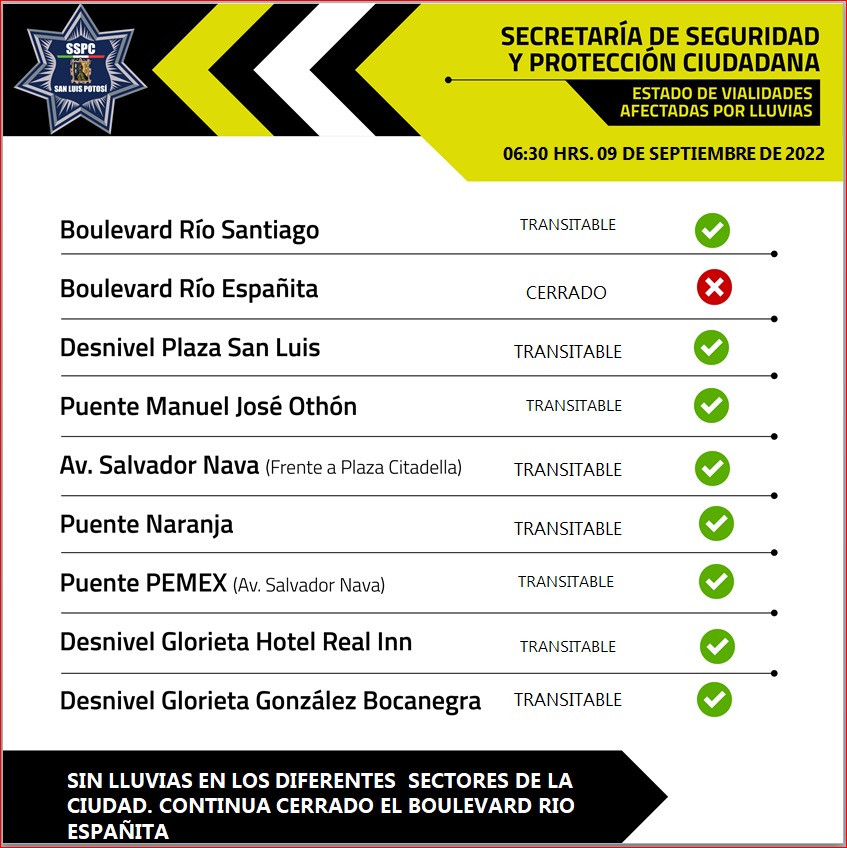 Secretaría de Seguridad y Protección Ciudadana SLP tweet media