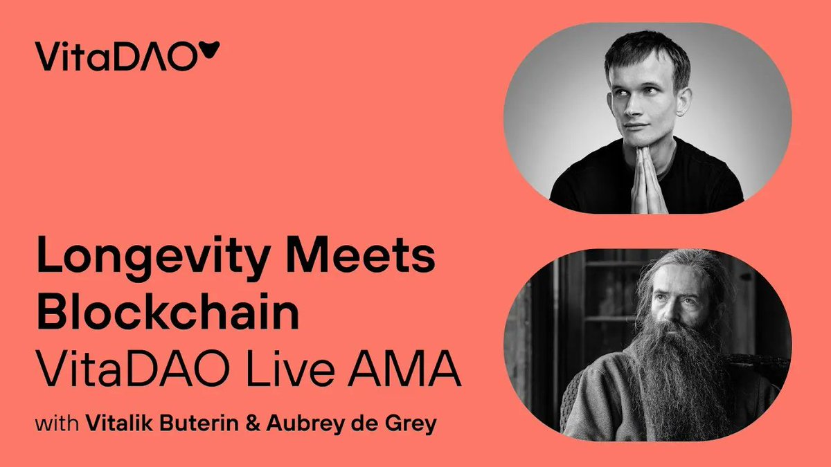 HelpDefeatAging's tweet photo. Aubrey de Grey &amp; Vitalik Buterin! 

https://t.co/95OAsCgEcM https://t.co/UWkSI0Wvtq