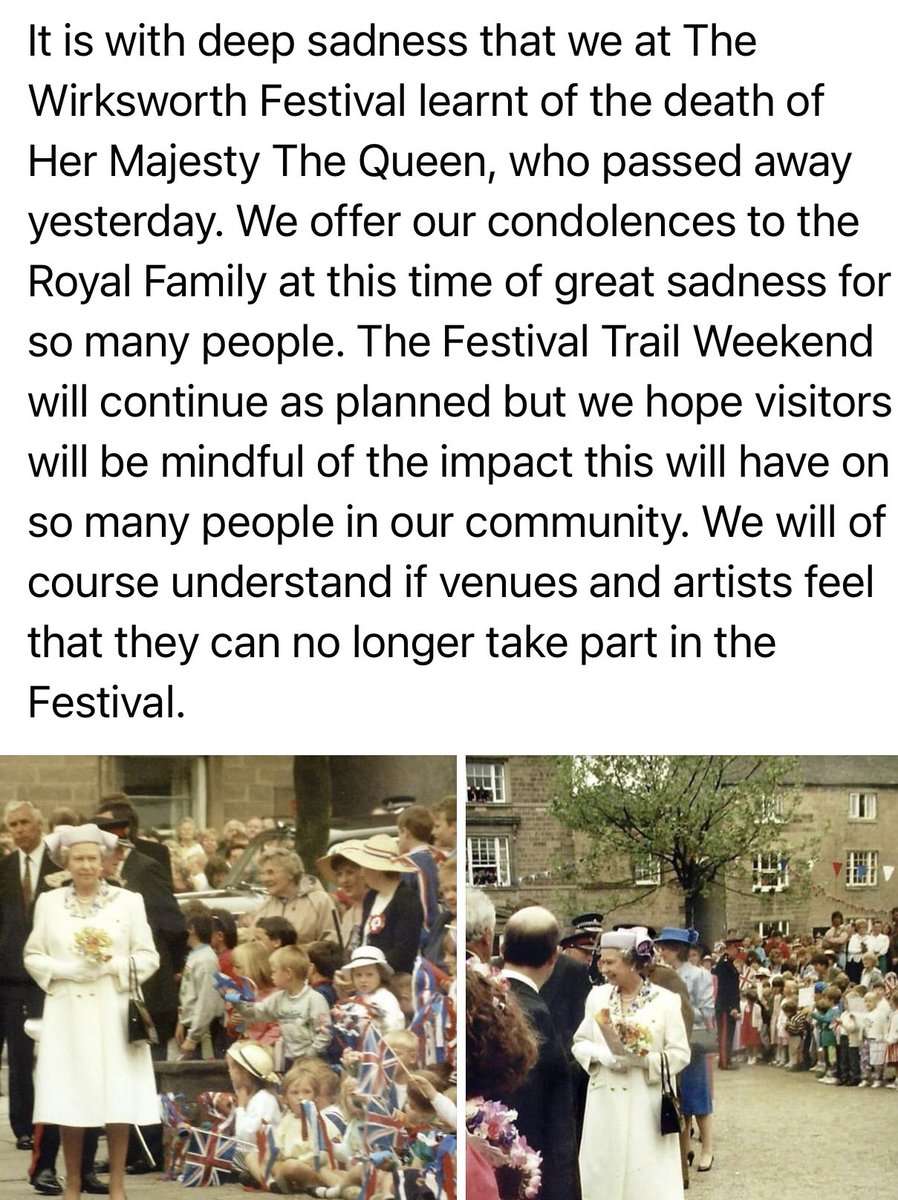 #wirksworth #derbyshire #artsfestival #QueenElizabethII