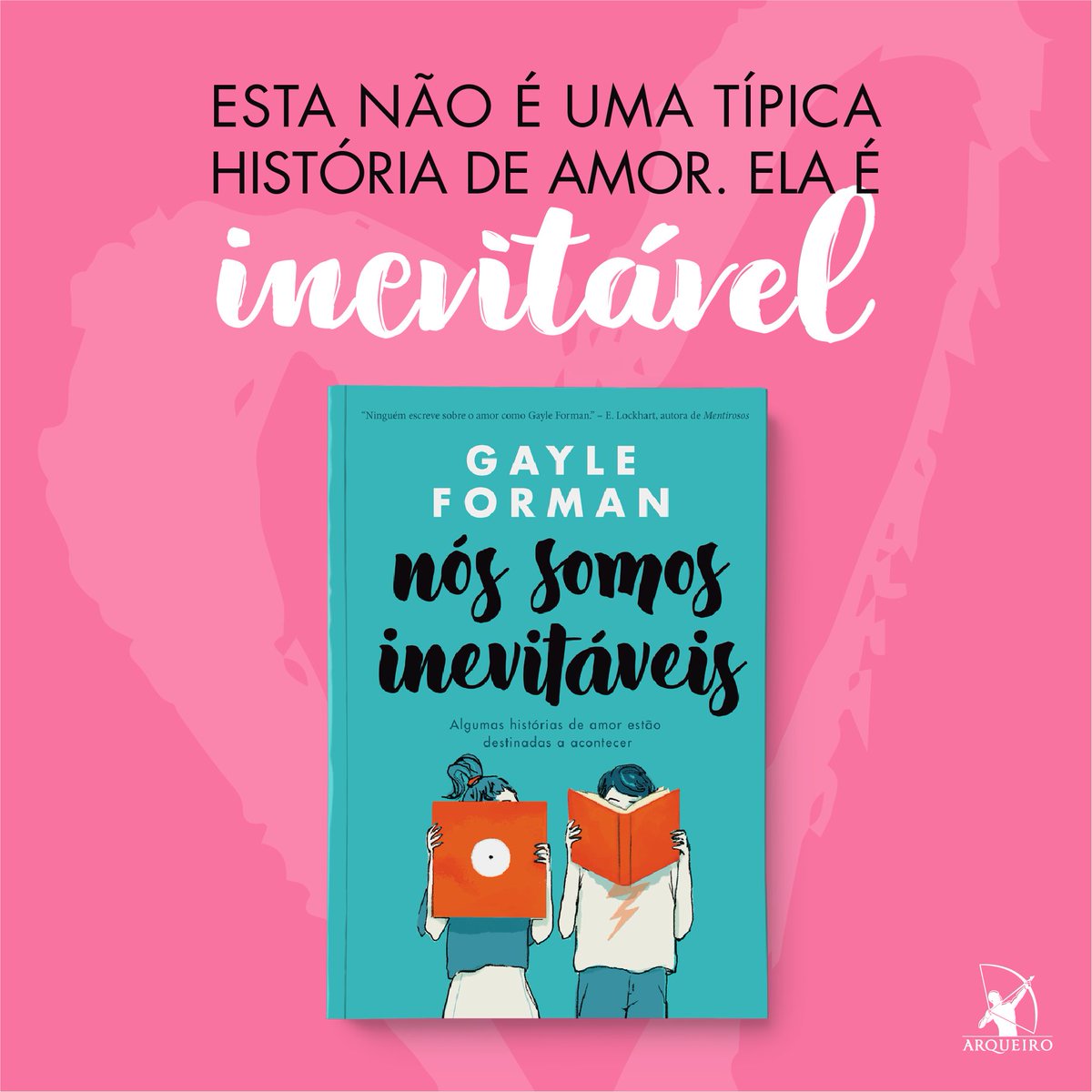 editoraarqueiro's tweet photo. "Nós somos inevitáveis", é o novo romance de Gayle Forman.
📍 Onde comprar:
Amazon: https://t.co/ogxC7e4O03
Submarino: https://t.co/wWqDsZcDE5
📚 Conheça os livros da autora: https://t.co/D5hoPWwL1D
#gayleforman #nóssomosinevitáveis https://t.co/SHvnRqFXGt