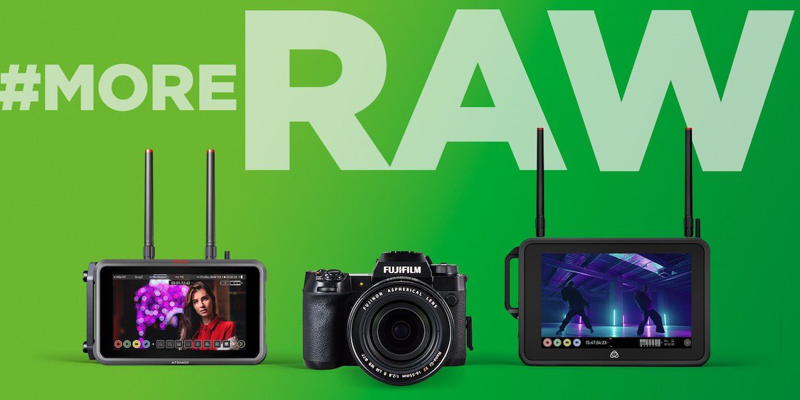 AtomosGlobal's tweet photo. ATOMOS delivers #MoreRAW performance with Apple ProRes RAW.
The Fujifilm X-H2 is a new mirrorless camera and the first to provide 12-bit ProRes RAW at 8K up to 30fps over HDMI to NINJA V+ or SHOGUN CONNECT
Visit ATOMOS at IBC (Booth 11.D25) until 12th September. https://t.co/SK7KJXCrV1