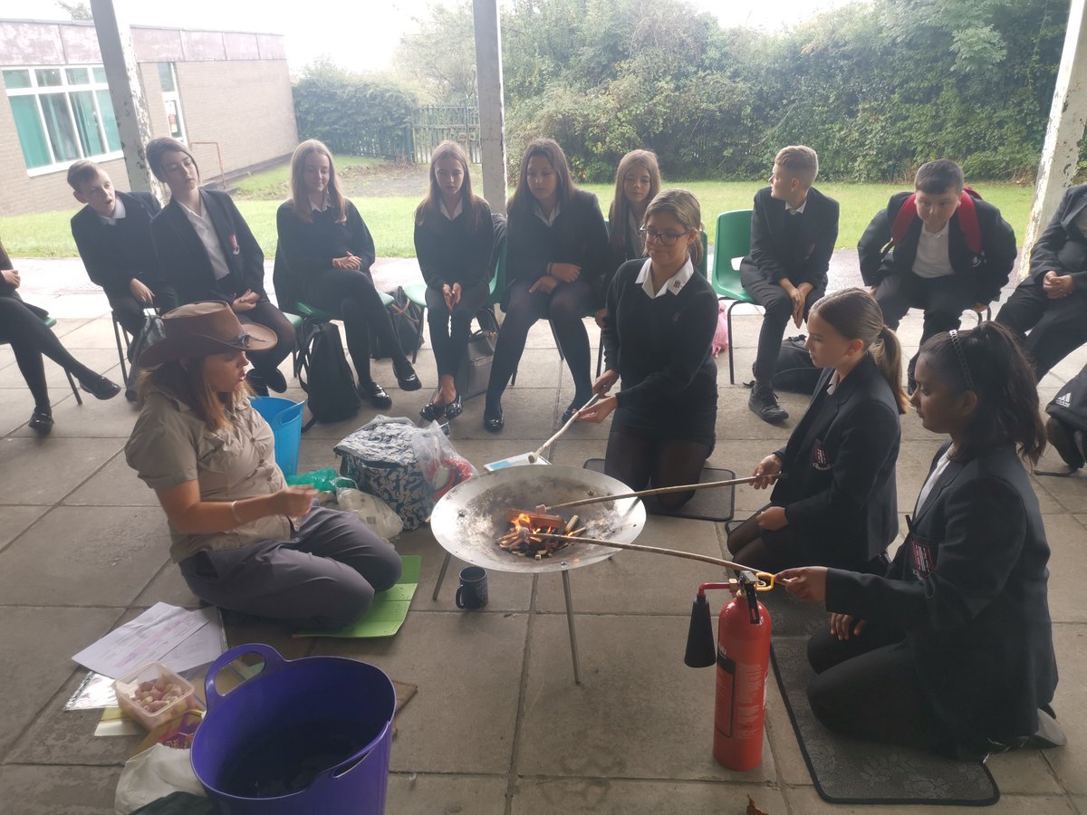 Year 8 have had a fabulous session of Forest School today which focused on promoting mindfulness and well-being. We even got to make s'mores! Thank you <a href="/Miss_S_Walters/">Miss S Walters BHHS</a>  for organising it. Thank you Miss Turley for organising another wonderful #enrichment week <a href="/BishopHedleyRC/">BCA @ BHHS Campus</a>