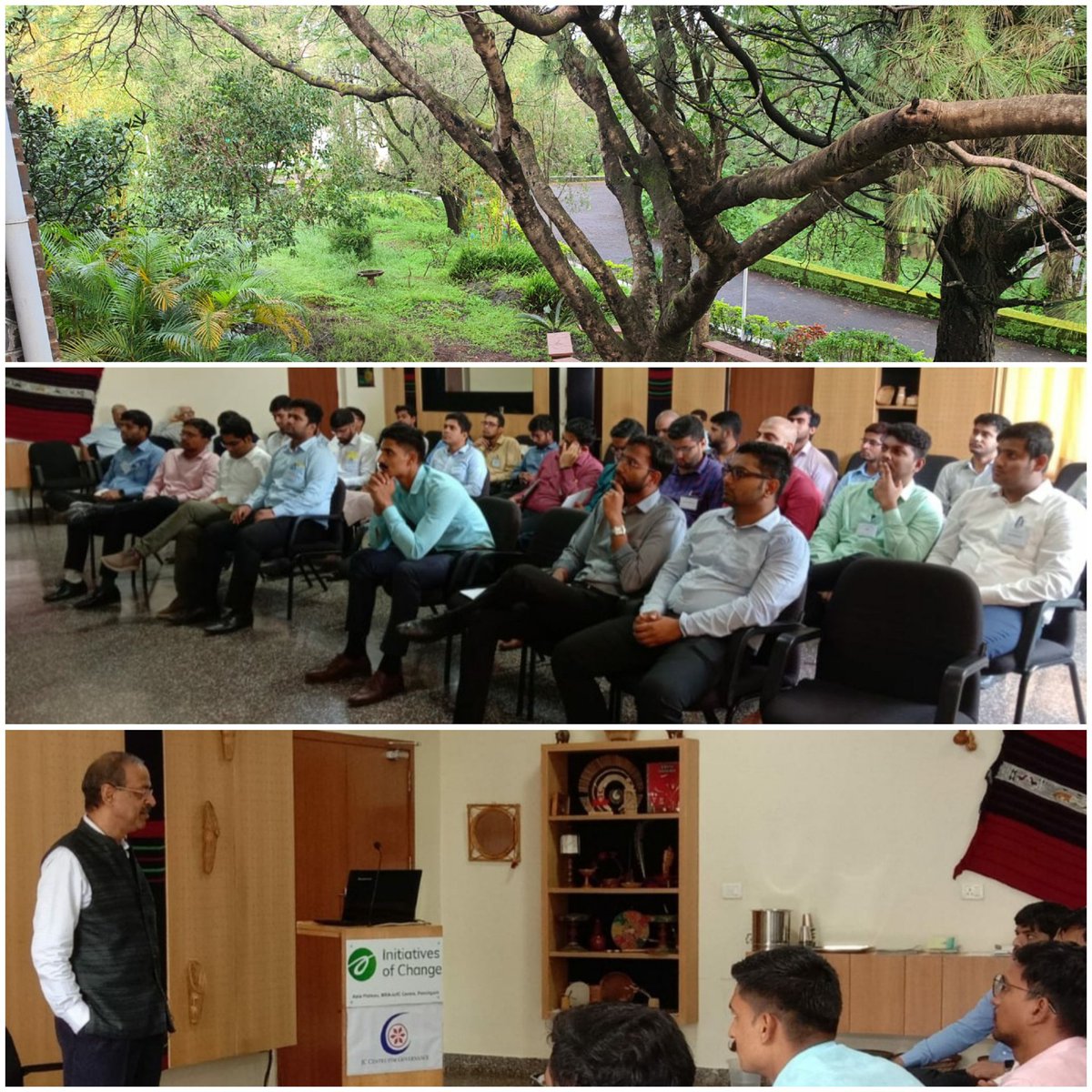 swarup58's tweet photo. Idyllic setting at Panchgani, Maharashtra to interact with young officers of Indian Railways. IofC provides amazing ambience for such sessions. I was fortunate to share my thoughts on why and how ethical conduct pays for a Civil Servant. https://t.co/Hes9wf9gti