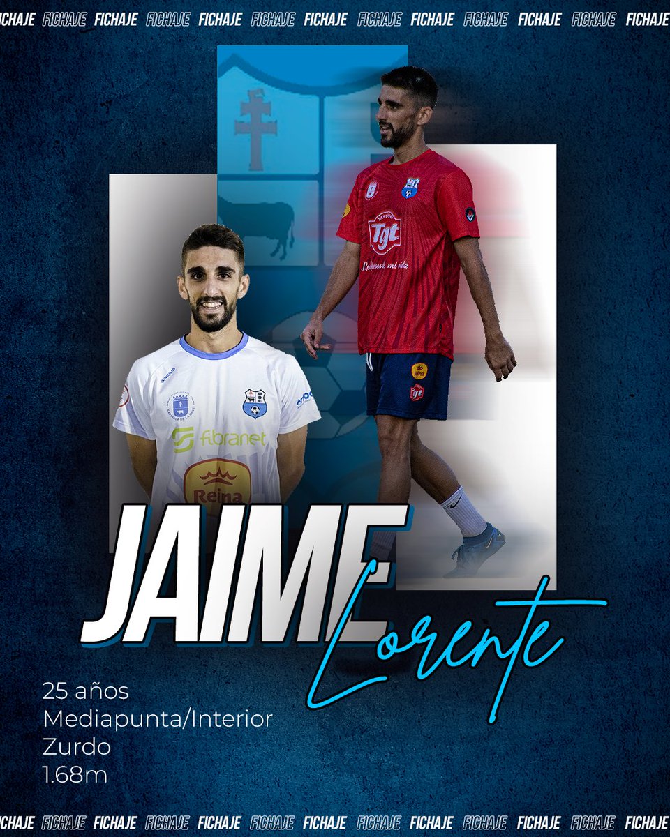#FICHAJES

Jaime Lorente.
Natural de Almería aportará calidad, llegada y experiencia para al centro del campo caravaqueño.
Procedente del Huércal-Overa y tras pasar por equipos como Lorca FC o Almería.
Bienvenido Jaime!

#soydelcaravaca
