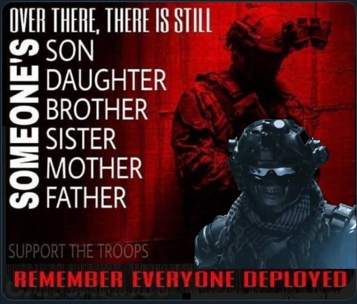 SilveradoTd's tweet photo. Remember The Deployed. https://t.co/ZQsUYt3mcu