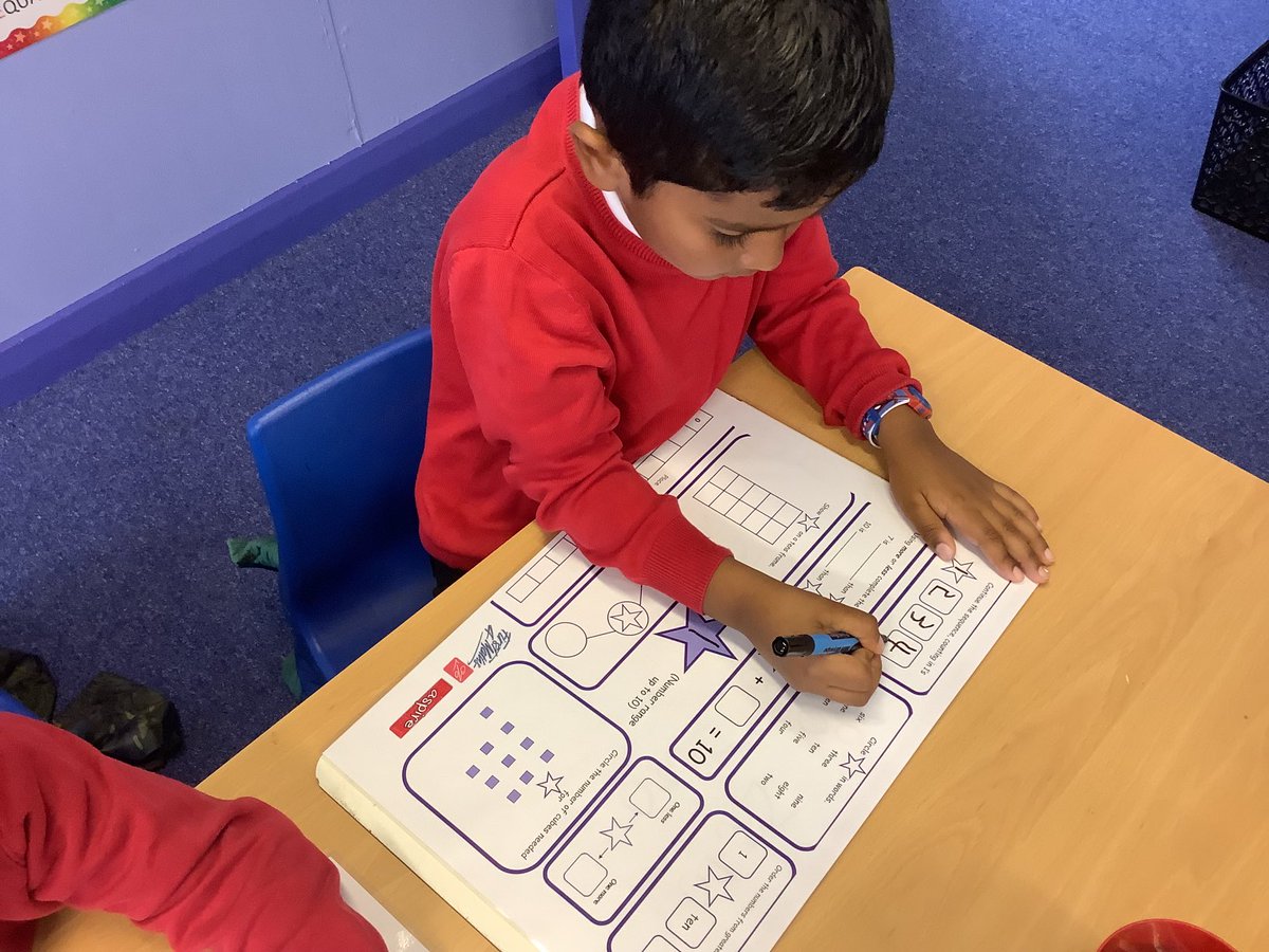 BrookPebble's tweet photo. In maths we’ve tried our fluency challenge. Ordering numbers from 1 and finding the matching word today. We were awesome. #FIRST4MATHS #ASPIRE #Y1 https://t.co/sHpFyLyKoo