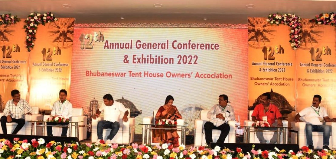 Inaugurated the 12th General Conference &amp; Exhibition 2022 of the All Odisha Tent House &amp; Suppliers Owners’ Association in Bhubaneswar today. Urged the members of the Association to avail the services of BMC online.