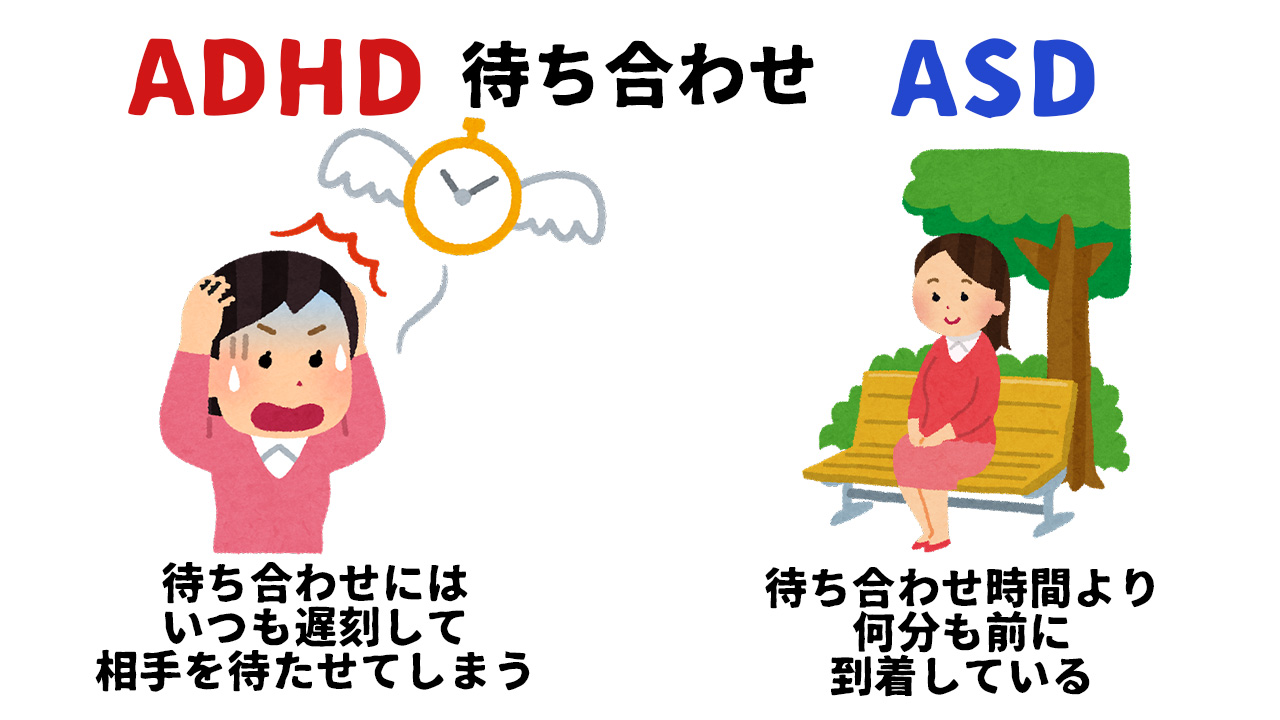 発達障害カウンセラーかずき@ADHD/ASD on Twitter: "ADHDとASDの違い第7弾を紹介！ 今回は恋愛編です♪  あなたはどちらの傾向がありますか？ どんな恋愛のエピソードがありますか？ #発達障害 #ADHD #ASD #アスペルガー #恋愛  https://t.co/MfDqhqJtiX" / Twitter