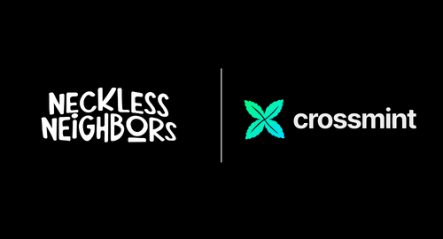 NecklesNeighbor's tweet photo. We are happy to announce that @NecklesNeighbor have partnered with @crossmint_io for our upcoming mint to help support onboarding new members into our ecosystem with credit card payment features ๐.
For more info head to our discord: https://t.co/tmM4LRvpSq
#NecklessNeighbors https://t.co/laKhEuqsdK