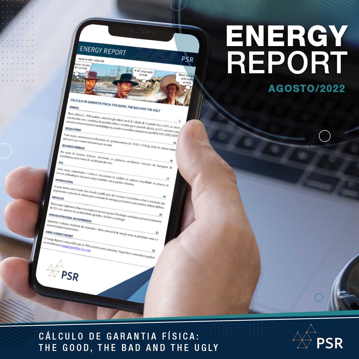 psrenergy's tweet photo. A edição recém lançada do Energy Report, traz uma análise da metodologia oficial de cálculo de Garantia física, considerando seus três lados: “o bom”, ilustrando que é possível calculara GF’s que atendem a todos os requisitos metodológicos, https://t.co/XtDot2O8pB