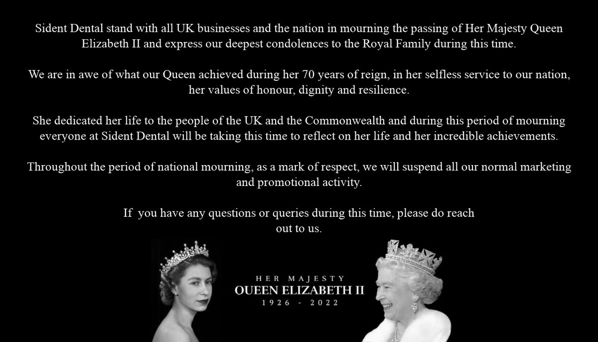 SidentDentalSys's tweet photo. Her Majesty The Queen https://t.co/jZFzjTDMHf
