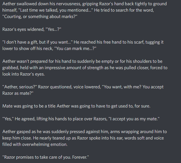 FlowerofFira's tweet photo. Happy Birthday, Razor! Your letter was so short and sweet as usual. So, your gift from me is Aether ❤
#Razther #RazorAether https://t.co/sb7GZjMZHX