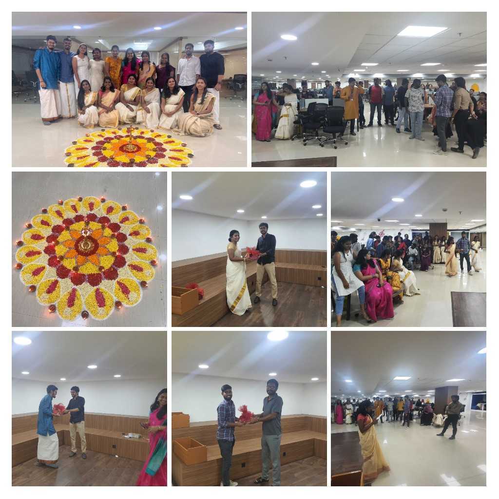 We celebrated Onam at Vajro with a 'Pookalam' (an artwork made on the ground with flowers and lamps) and a lot of fun activities! 😁

#HappyOnam #Celebrations