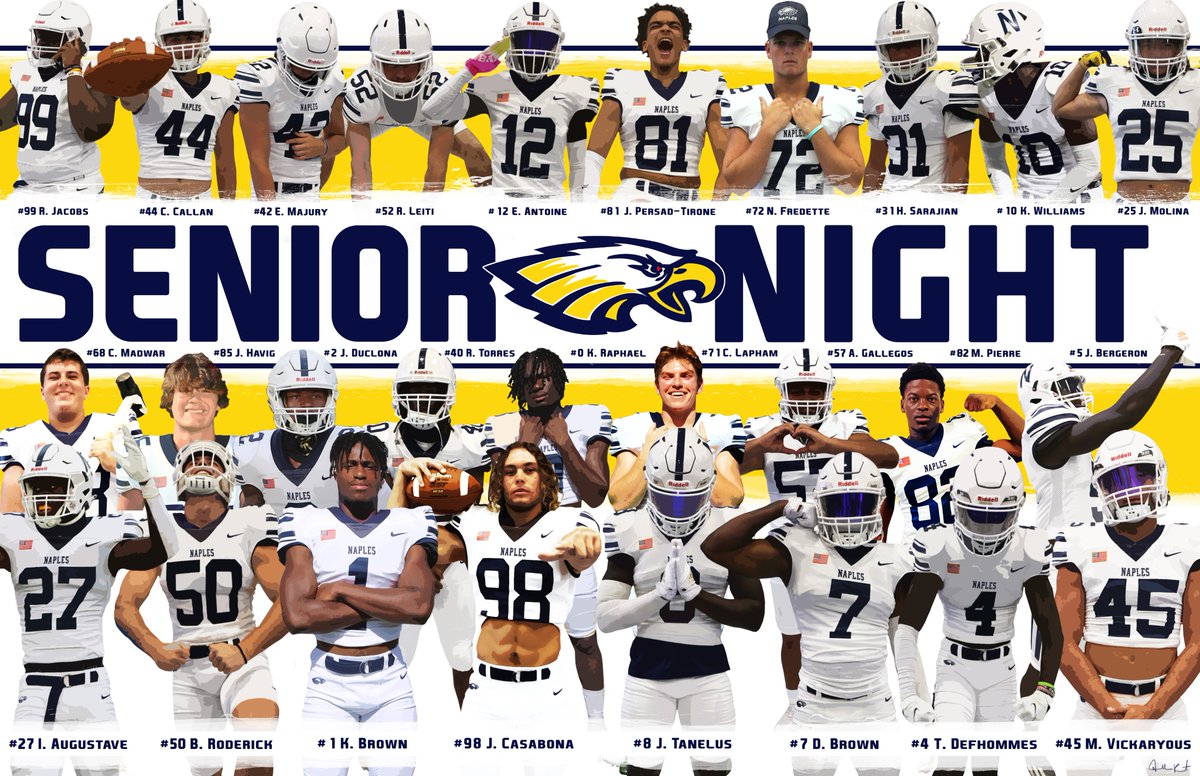 GAMEDAY!! (Senior Night Edition) 
 🏟️: Staver Field 
⏰: 7:30 PM
📻: @TheSharpDW <a href="/wgcu/">WGCU Public Media</a>
🎟️: gofan.co